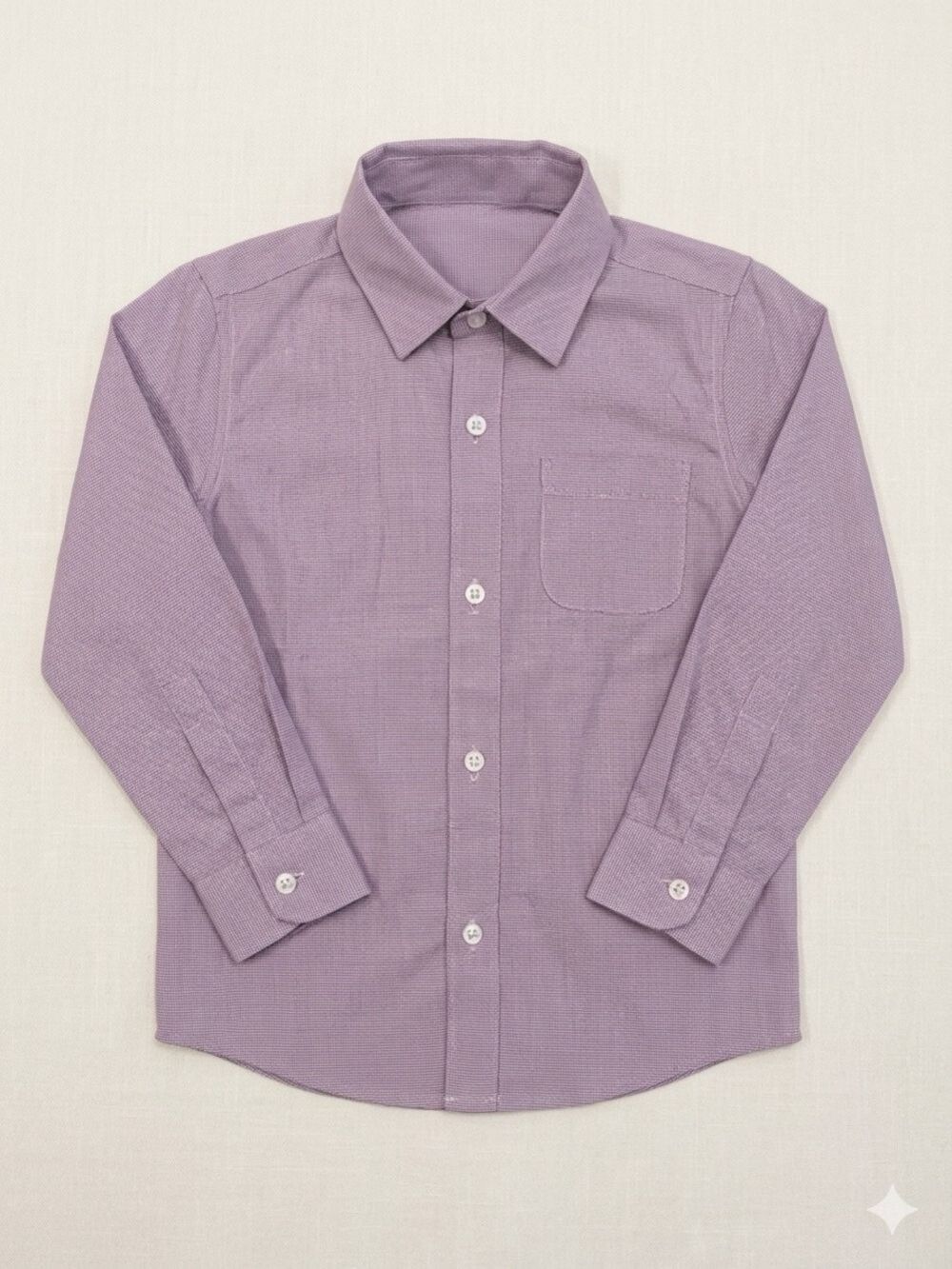Appaman Lavender Micro-Textured Button-Down Shirt